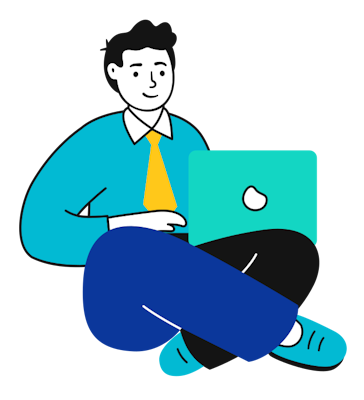 an ilustration of web developer representing Gabriel Pereyra Frontend devloper portfolio